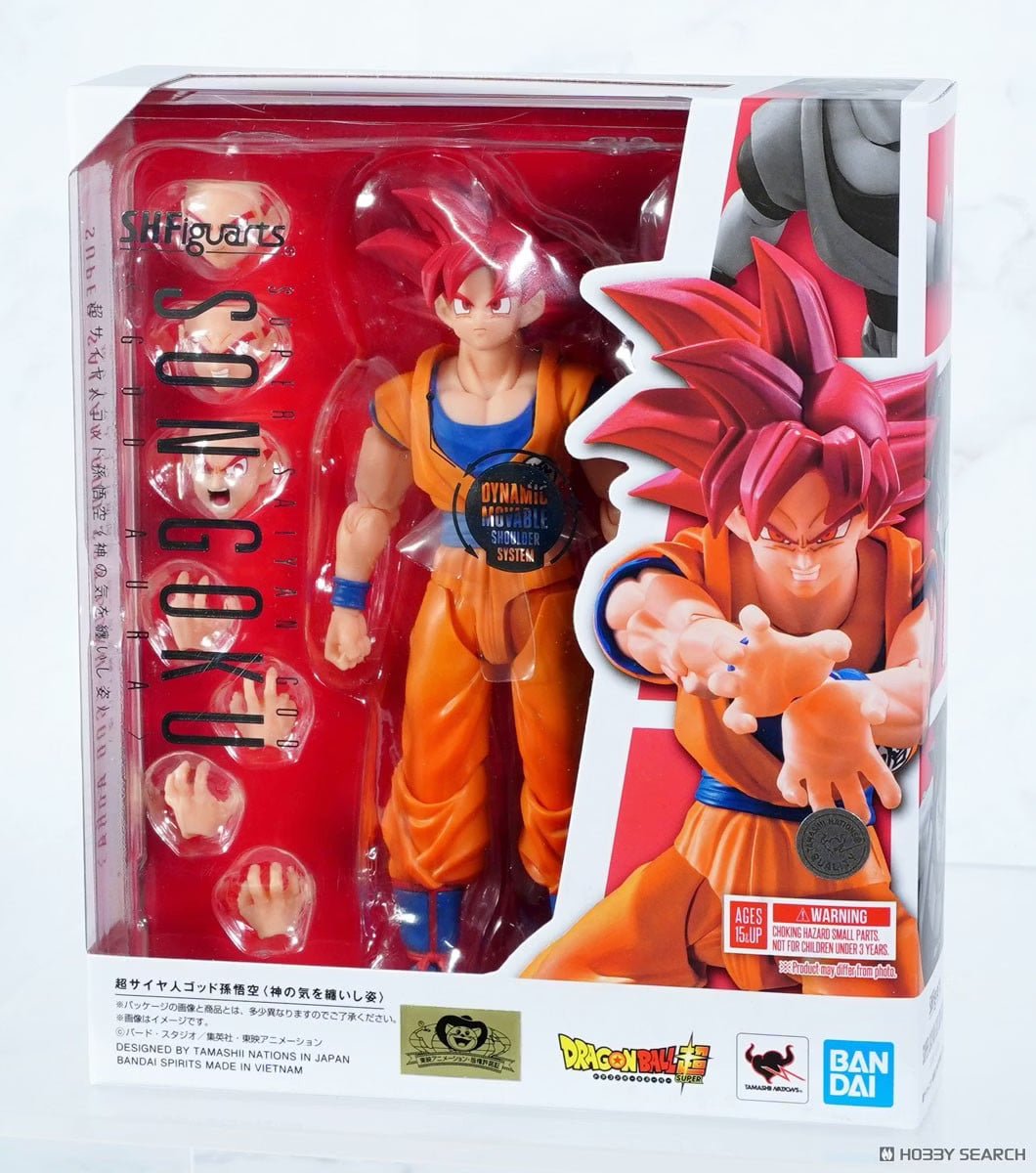 Figura Bandai S.H. Figuarts DBS - Super Saiyan God Son Goku
