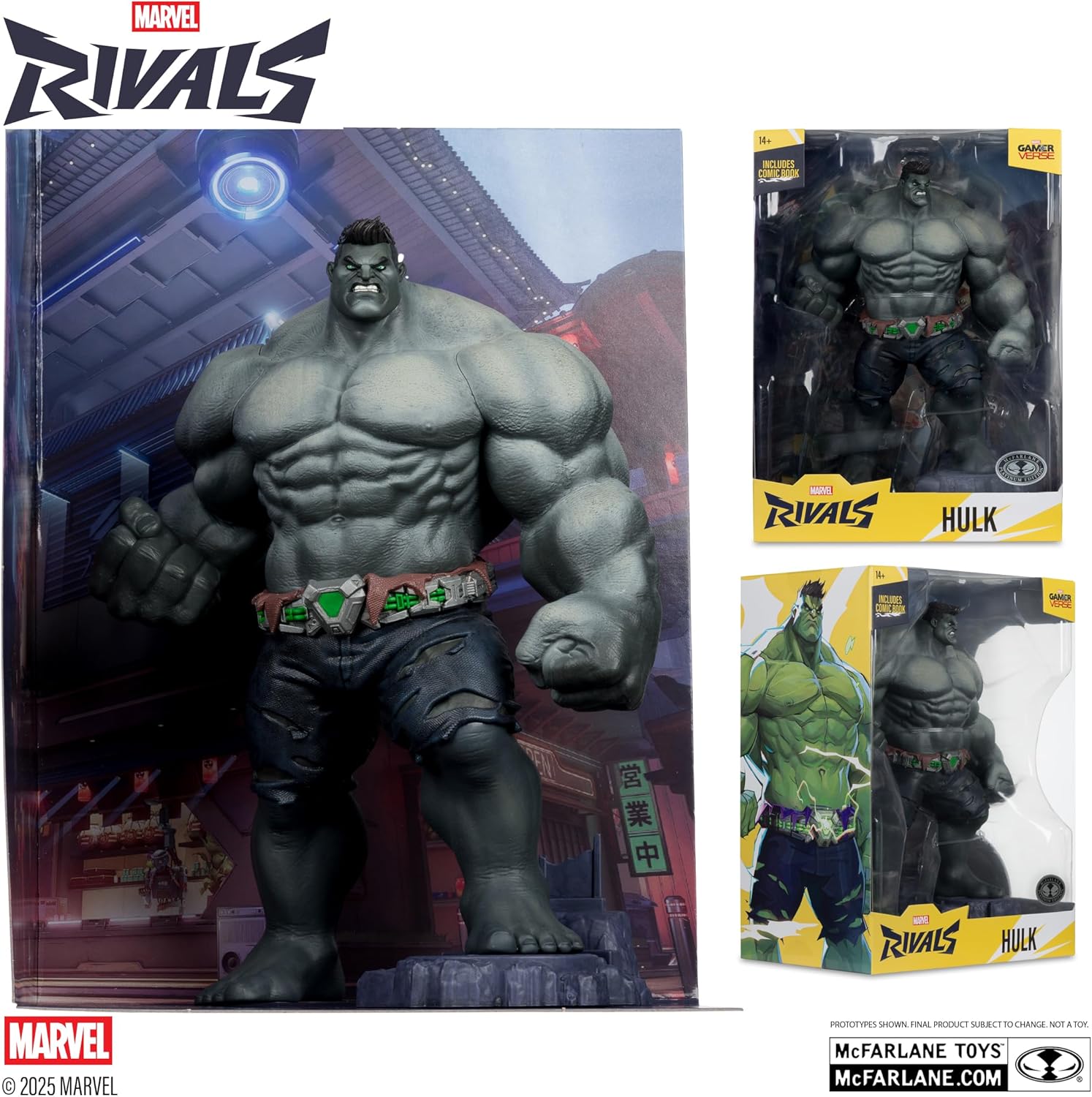 Figura Mcfarlane Marvel Rivals - Hulk Chase Escala 1:6