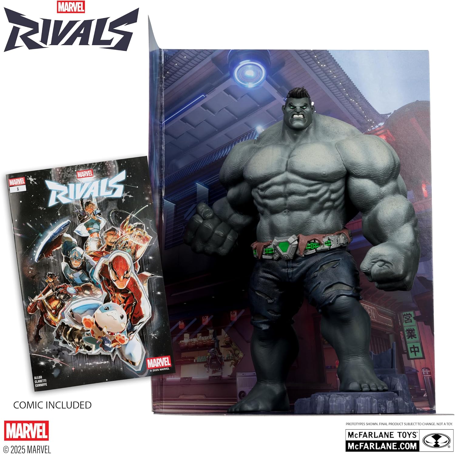Figura Mcfarlane Marvel Rivals - Hulk Chase Escala 1:6