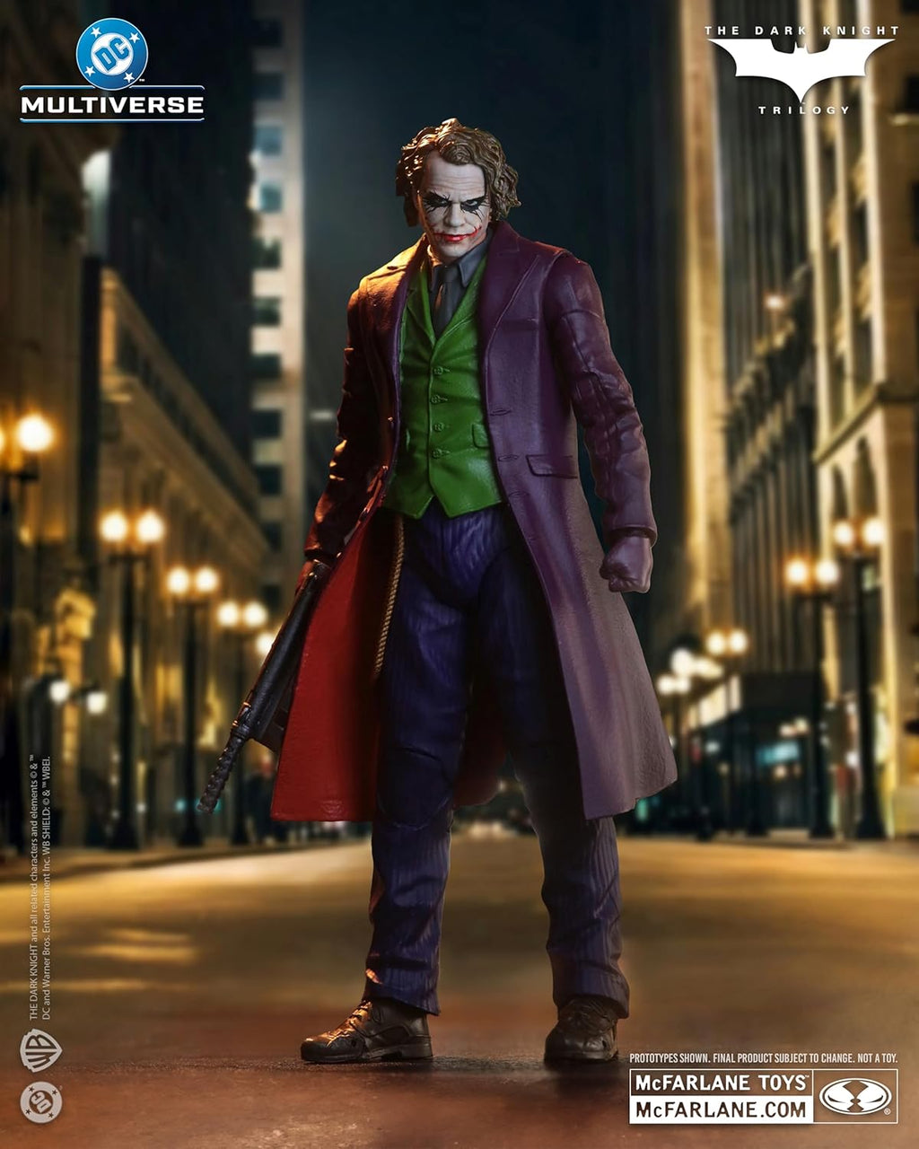Figura Mcfarlane Dc Deluxe - Joker The Dark Knight 7 Pulgadas