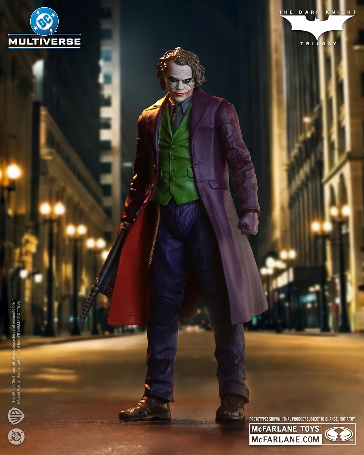 Figura Mcfarlane Dc Deluxe - Joker The Dark Knight 7 Pulgadas