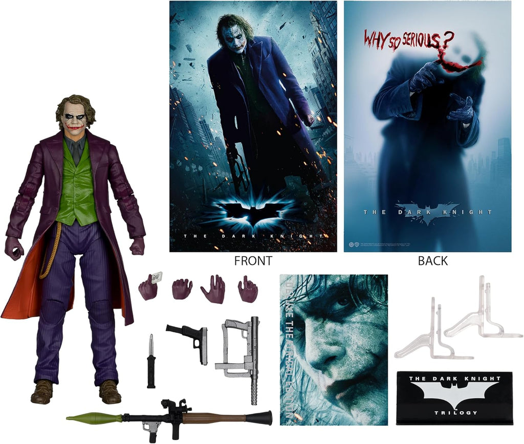 Figura Mcfarlane Dc Deluxe - Joker The Dark Knight 7 Pulgadas