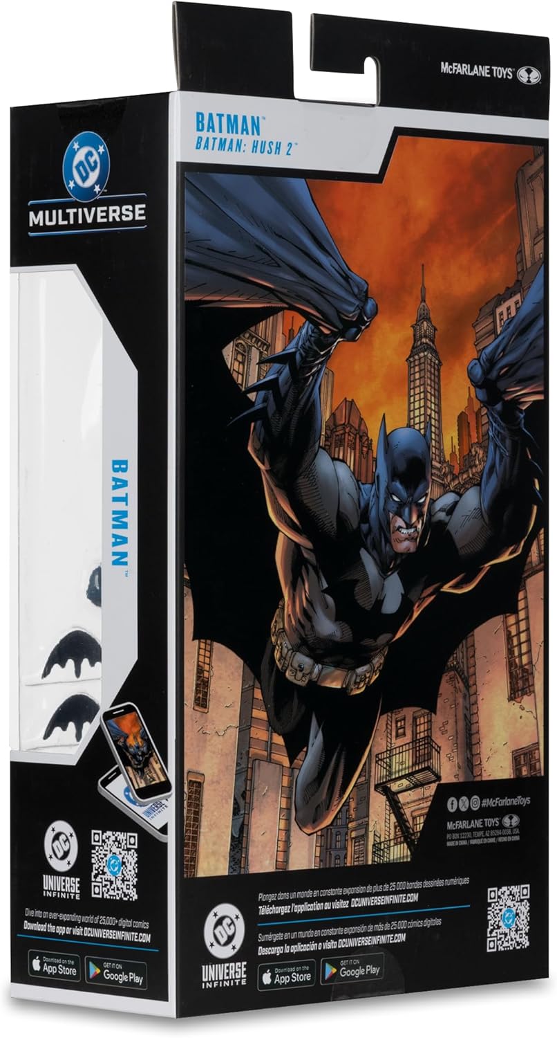 Figura Mcfarlane Dc Batman - Batman Hush V2 7 Pulgadas