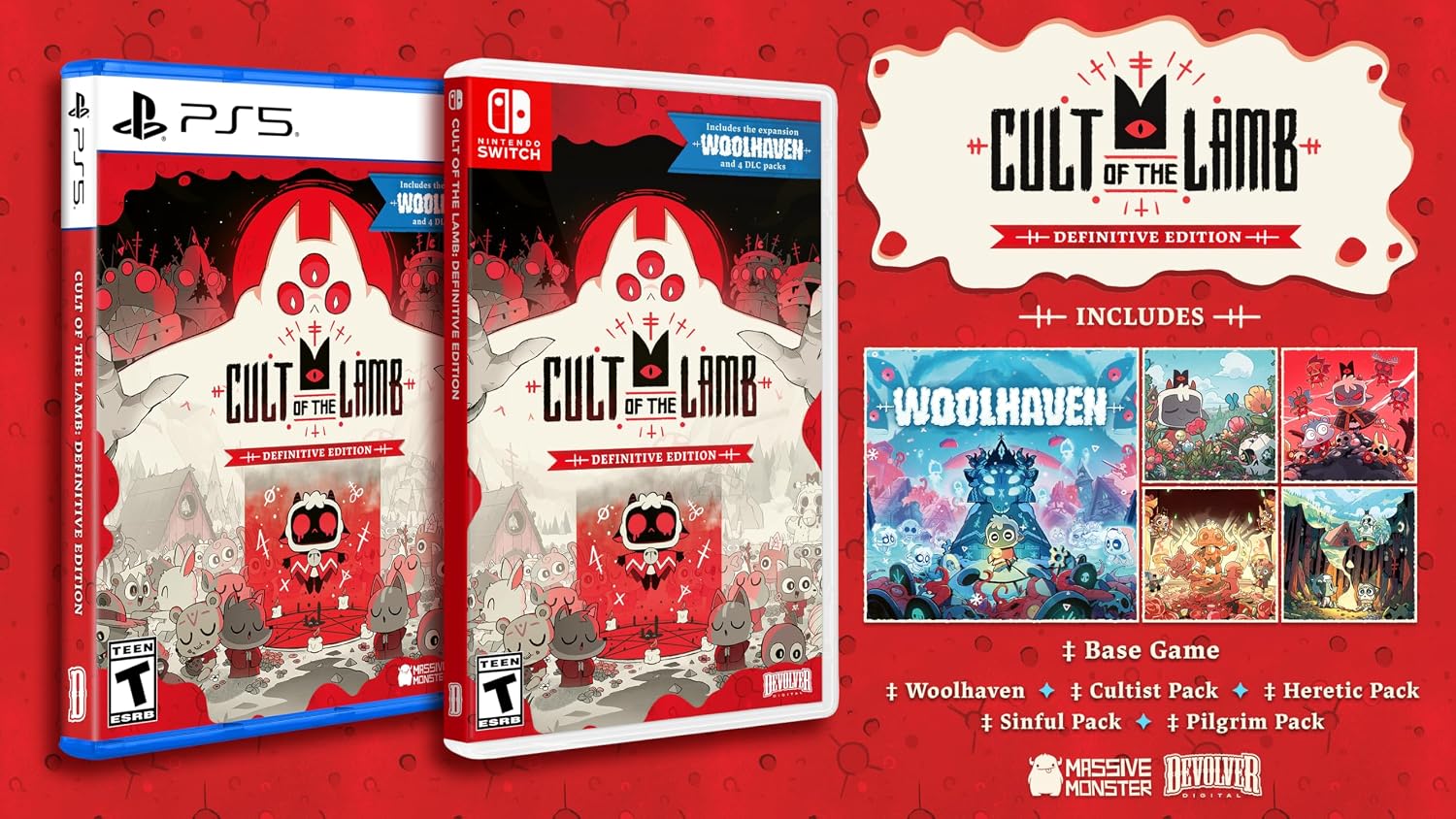 Cult Of The Lamb Definitive Edition Para PS5