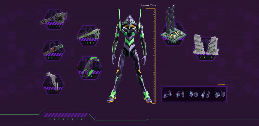 Figura Blokees Legend Edition: Evangelion - Eva Unit 01 #73501