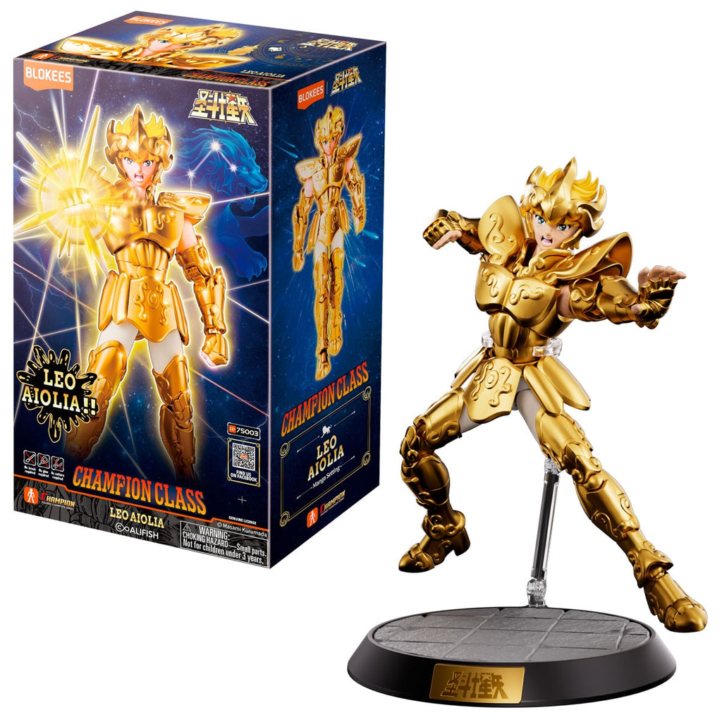 Figura Blokees Saint Seiya Champion Class: Leo Aiolia Manga Setting #75003