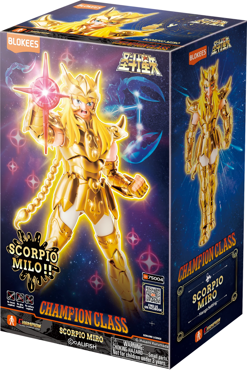 Figura Blokees Saint Seiya Champion Class: Scorpio Miro Manga Setting #75004