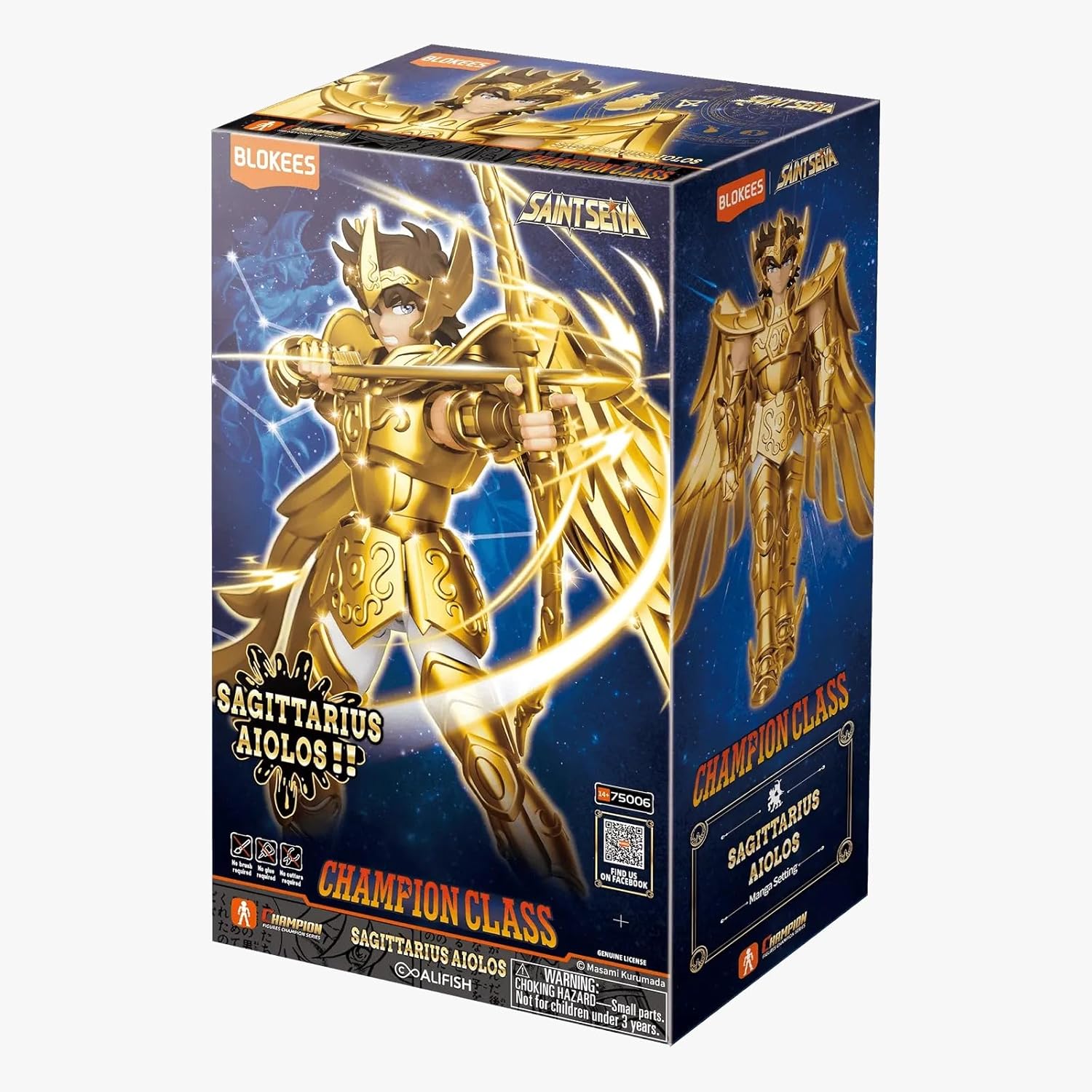Figura Blokees Saint Seiya Champion Class: Aiolos de Sagitario #75006