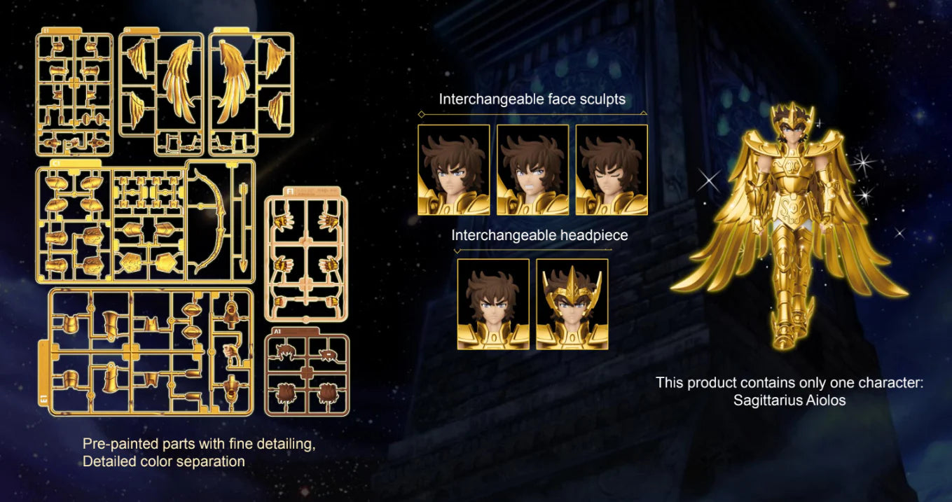 Figura Blokees Saint Seiya Champion Class: Aiolos de Sagitario #75006