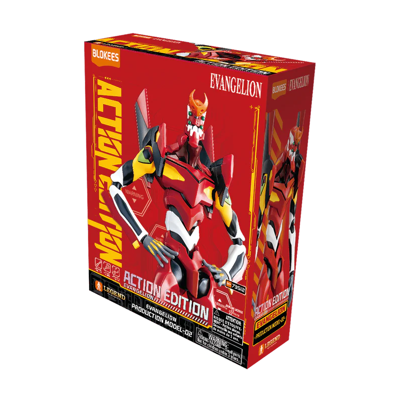 Figura Blokees Legend Edition: Evangelion - Eva Unit 02 #73512