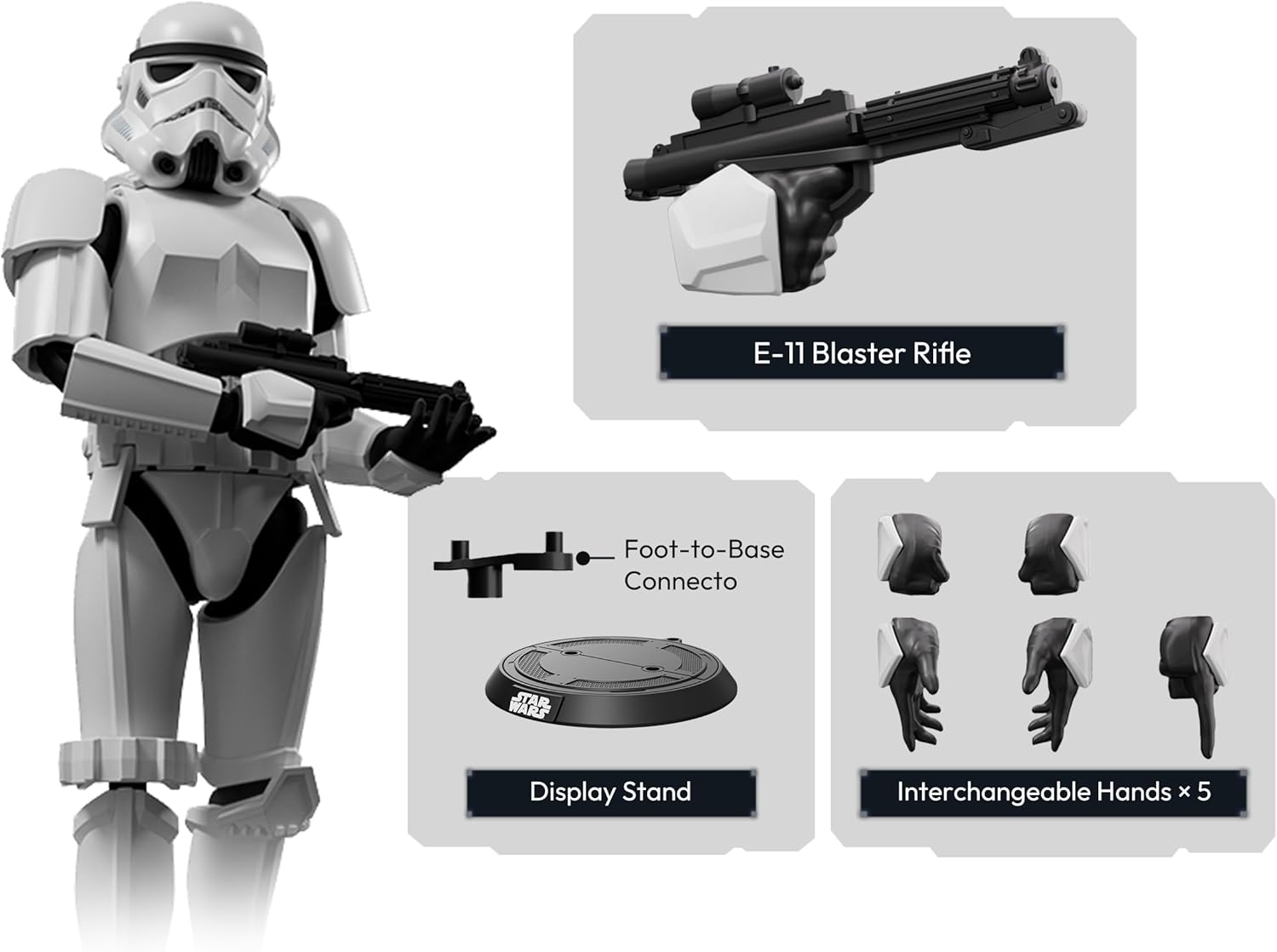 Figura Blokees Champion Class Star Wars - Stormtrooper #75802