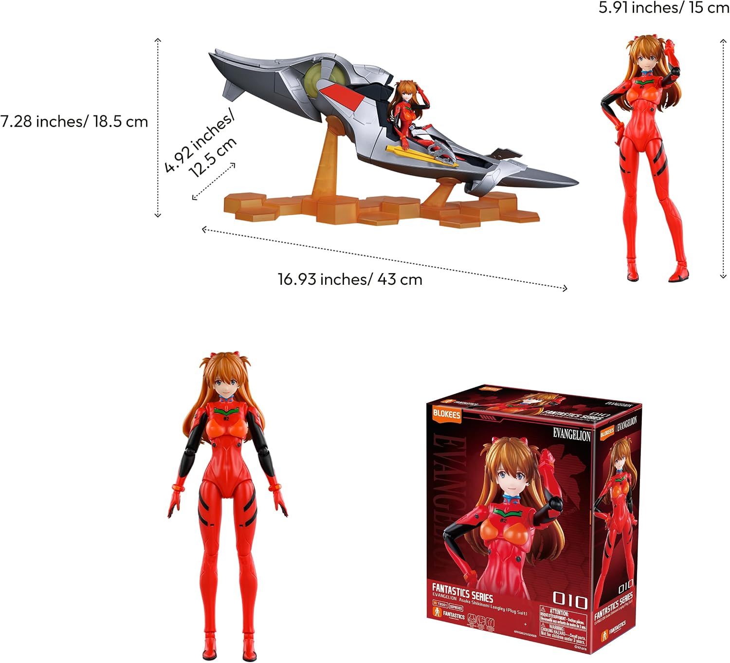 Figura Blokees Evangelion Fantastics Series - Asuka Shikinami Langley Entry Plug Interior #73571