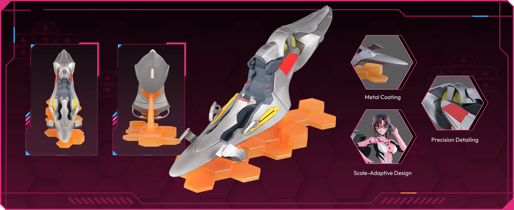 Figura Blokees Evangelion Fantastics Series - Mari Makinami Illustrious Entry Plug Interior #73573