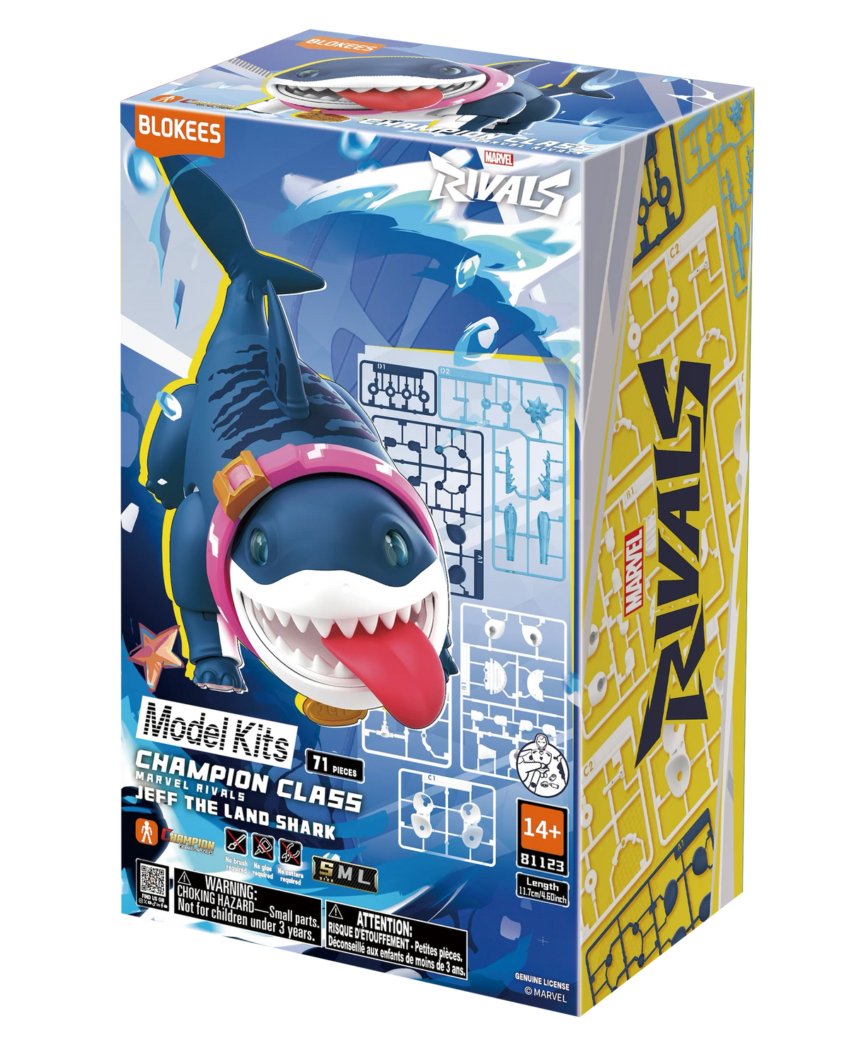 Figura Blokees Marvel Rivals - Jeff The Land Shark #81123