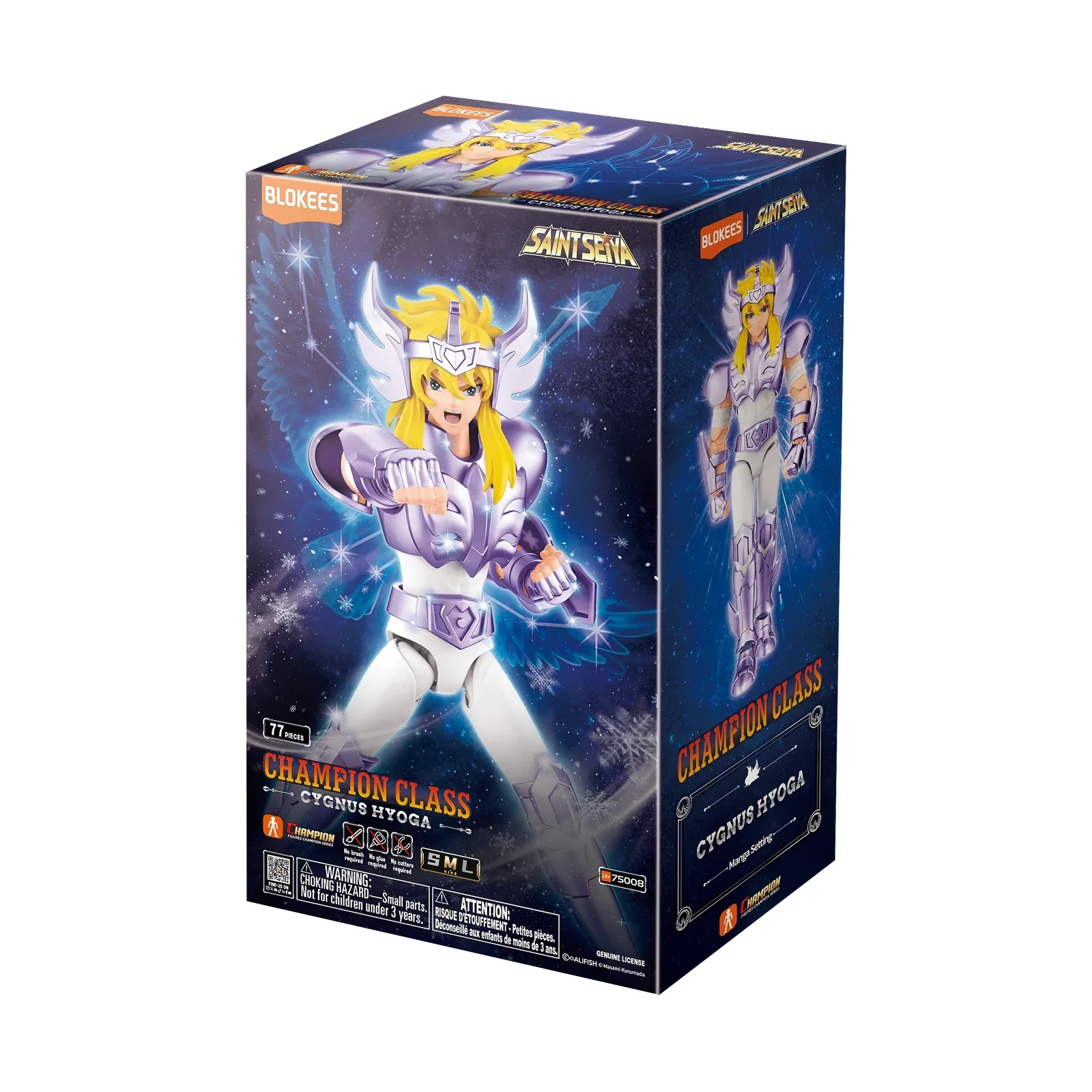Figura Blokees Saint Seiya Champion Class - Cygnus Hyoga #75008