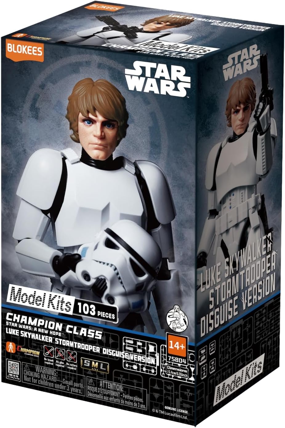 Figura Blokees Star Wars - Luke Skywalker Stormtrooper #75804