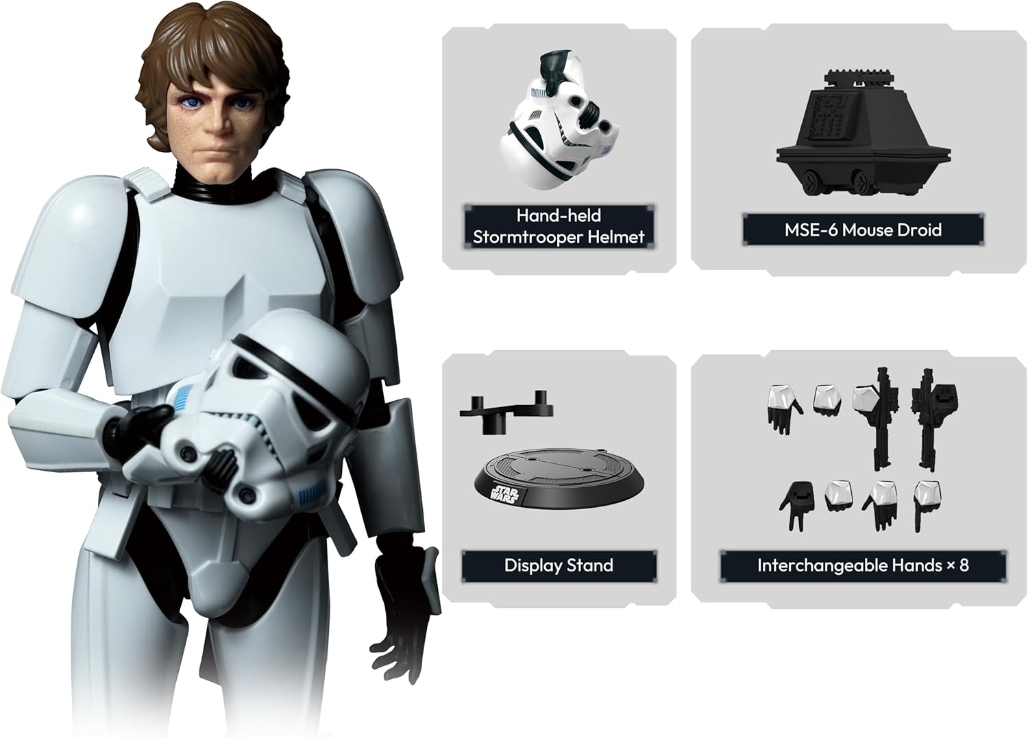 Figura Blokees Star Wars - Luke Skywalker Stormtrooper #75804
