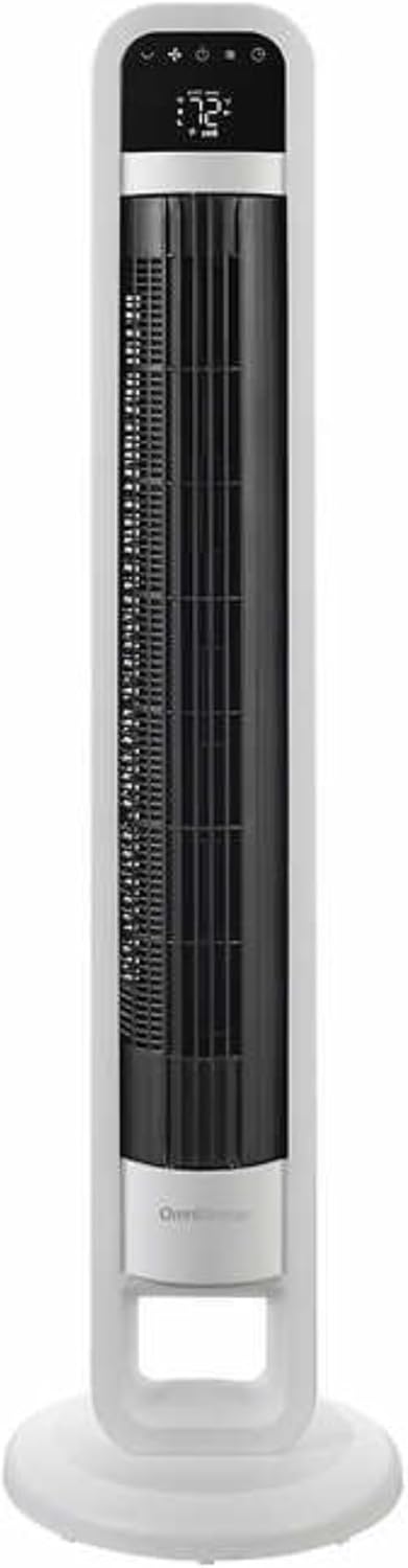 Ventilador De Torre Omnibreeze Blanco - 4 Velocidades con Control Remoto