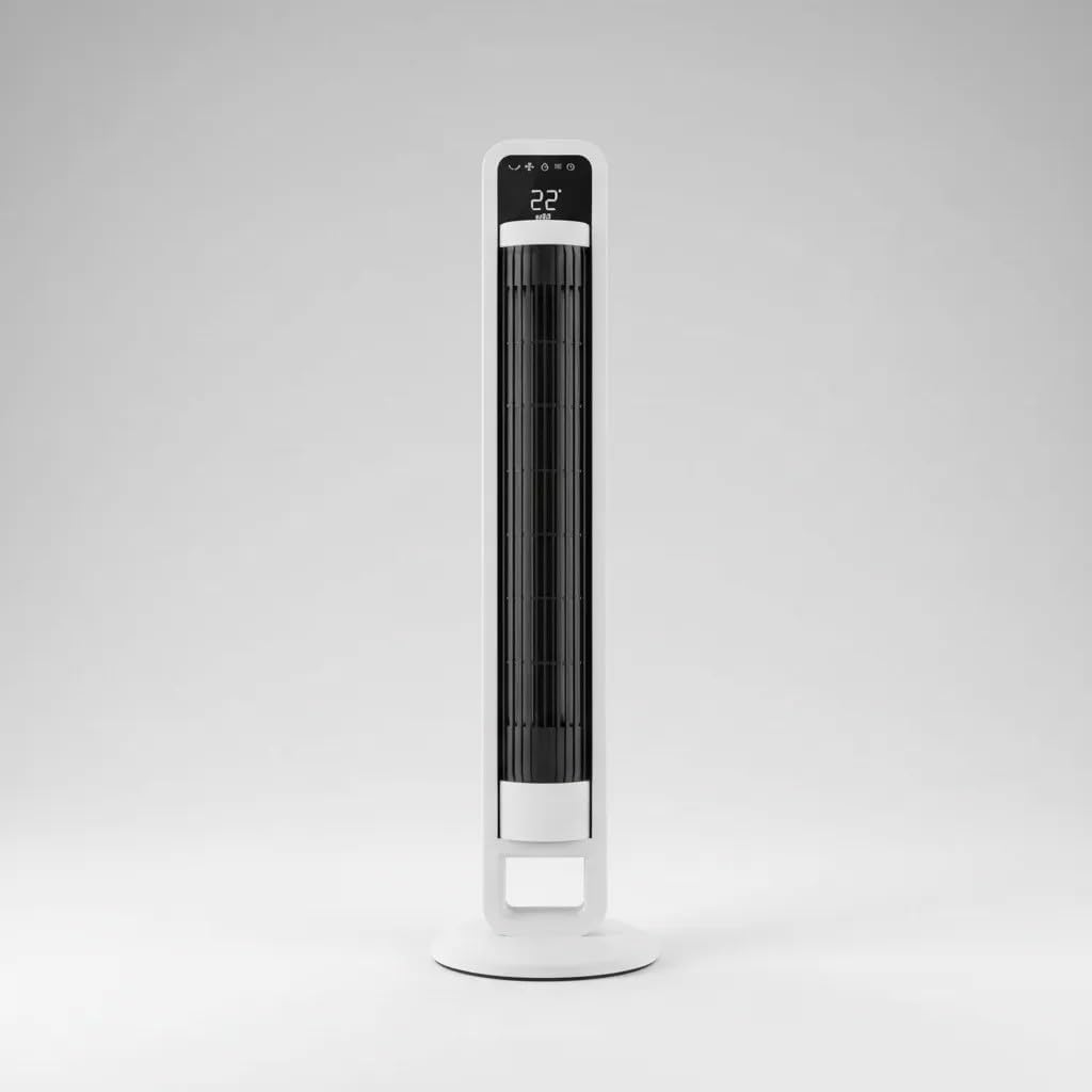 Ventilador De Torre Omnibreeze Blanco - 4 Velocidades con Wi-Fi