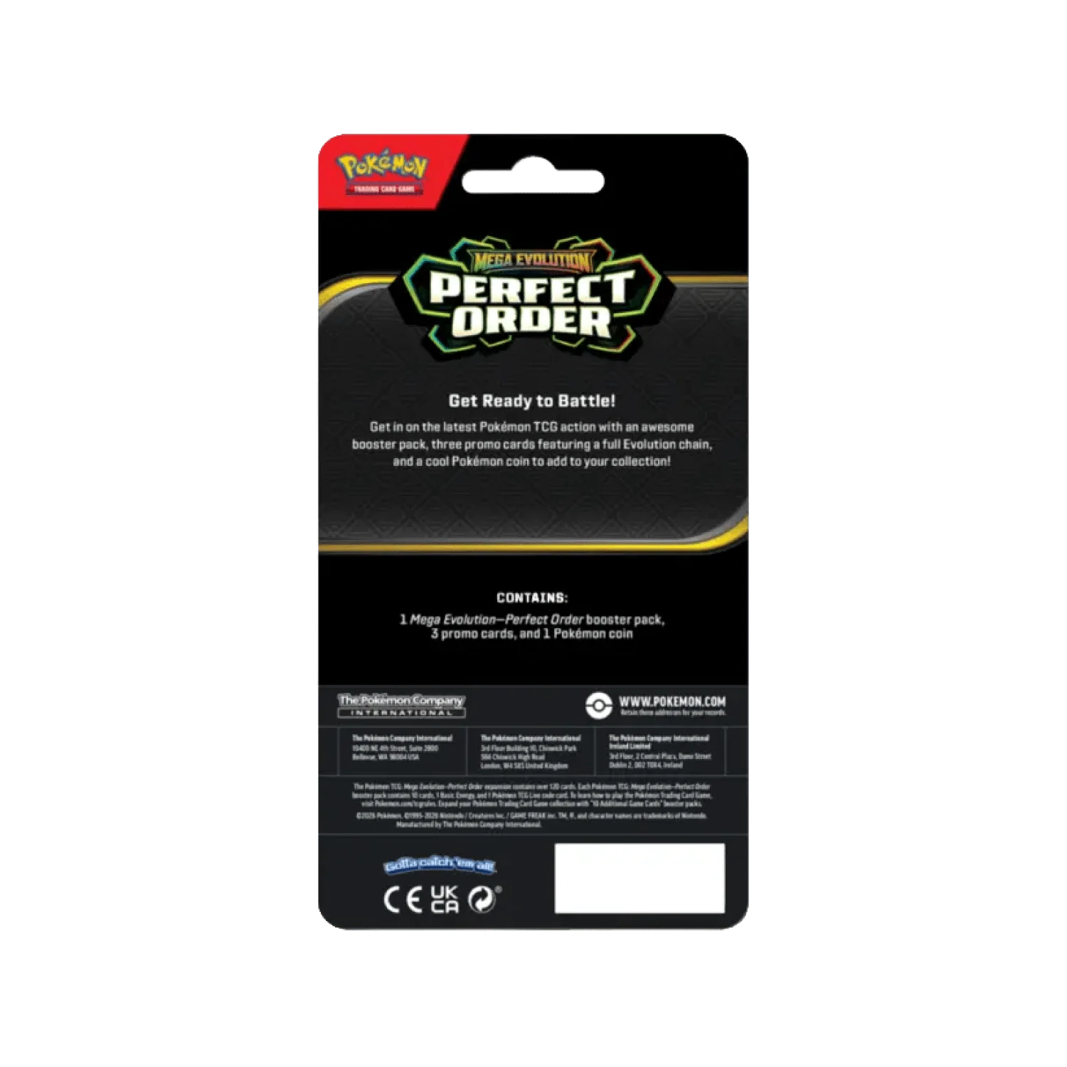 Pokemon Tcg Perfect Order - Checklane Blister En Ingles