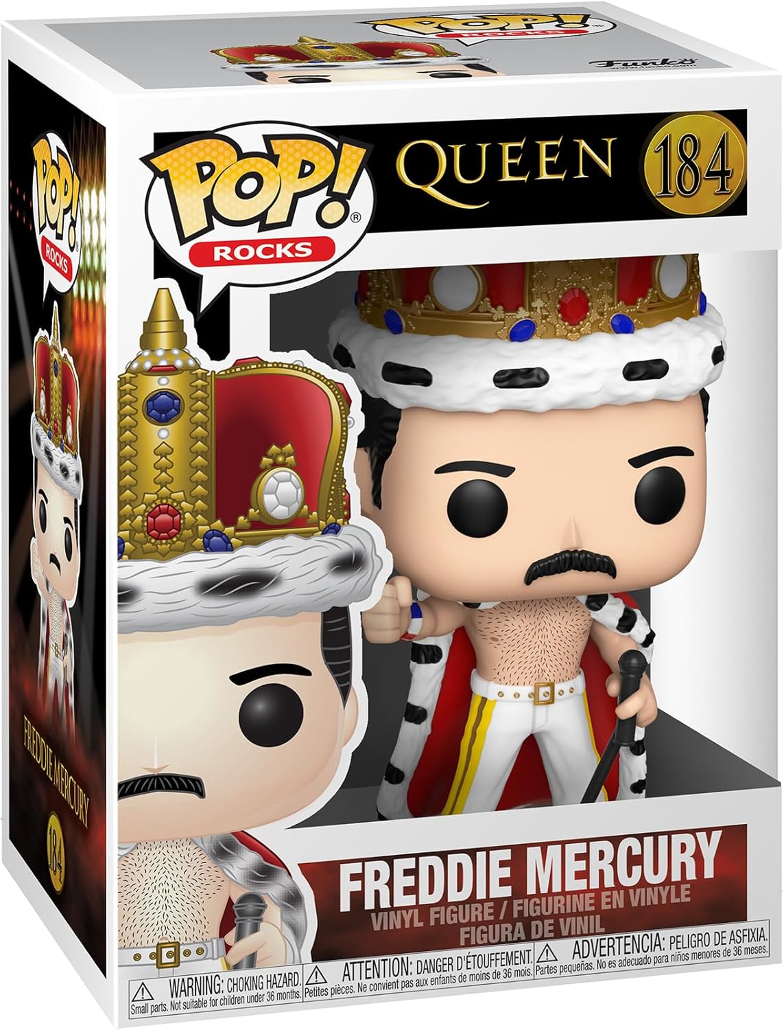 Funko Pop! Queen - Freddie Mercury King #184