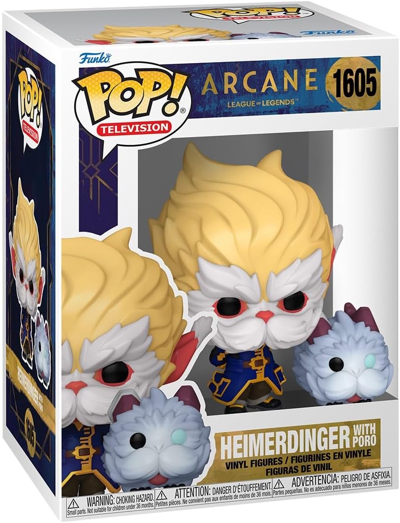 Funko Pop! Lol Arcane - Heimerdinger With Poro #1605