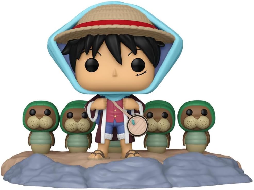 Funko Pop! One Piece Moment - Luffy Trains Kung Fu Dugon #1637
