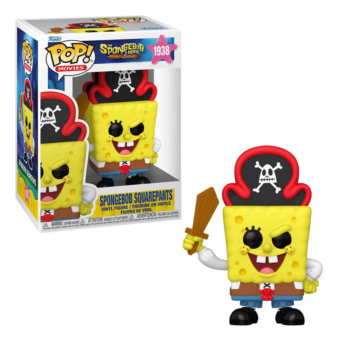 Funko Pop! Bob Esponja Movie - Bob Esponja Pirata #1938