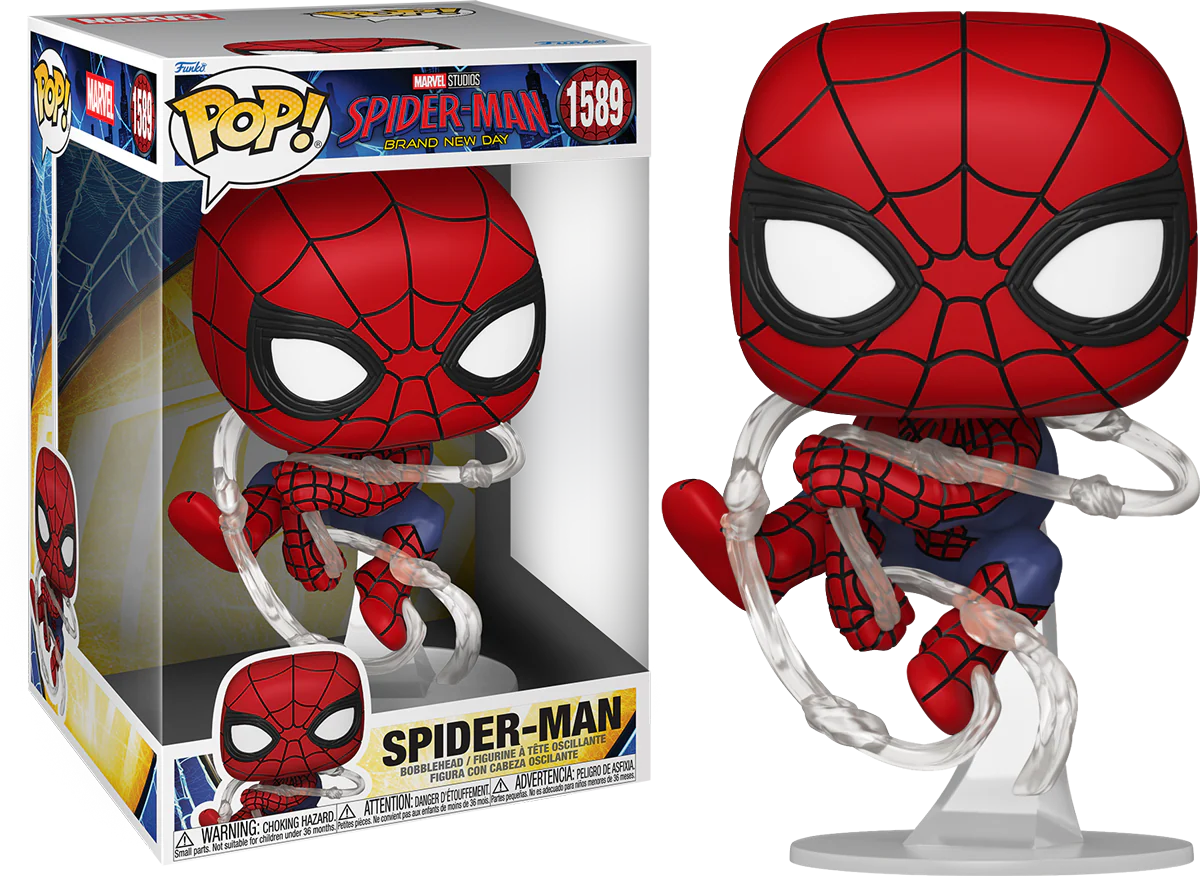 Funko Pop! Jumbo: Brand New Day - Spiderman #1589 10 Pulgadas