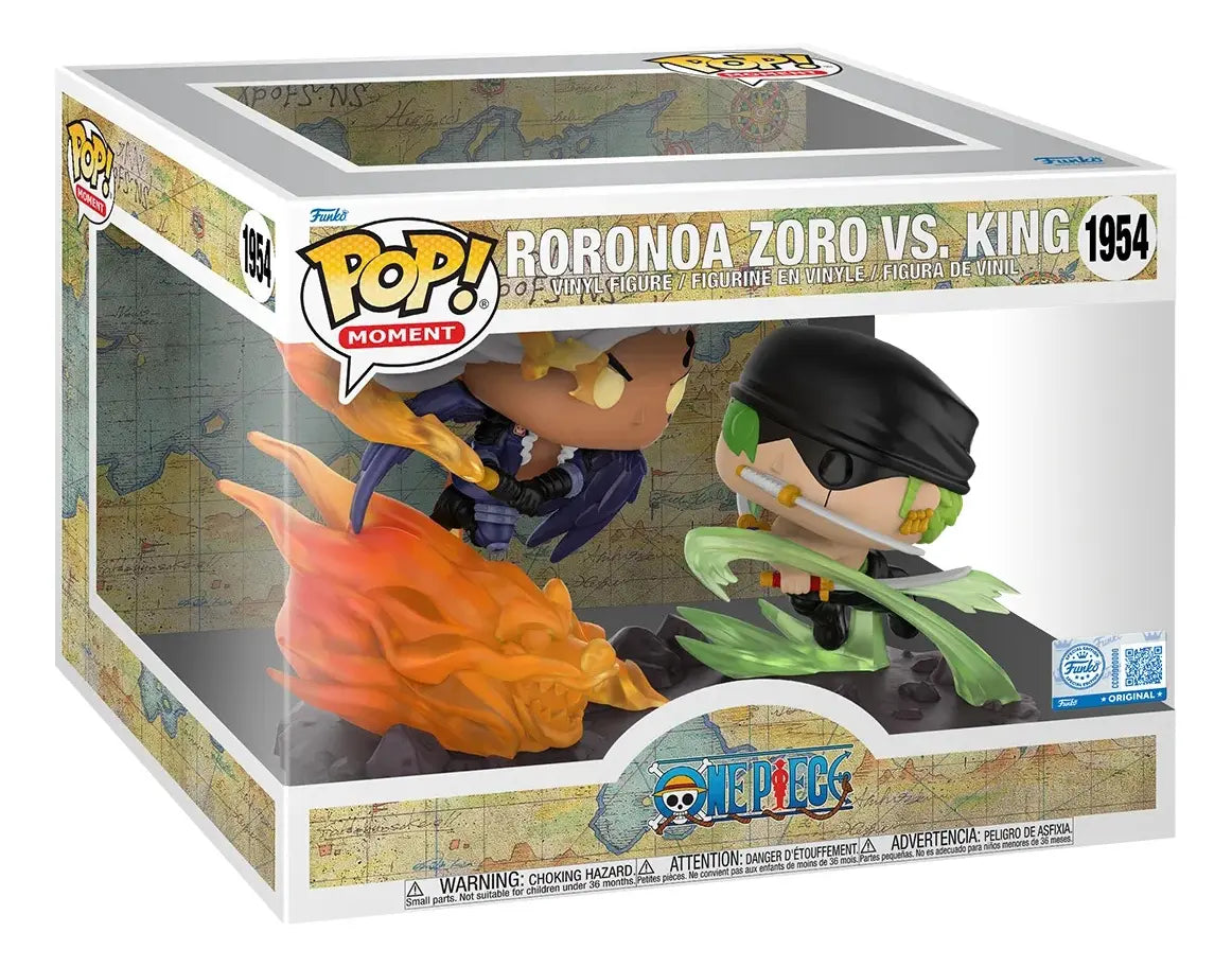 Funko Pop! Moment: One Piece - Unmasked King Vs Zoro #1954