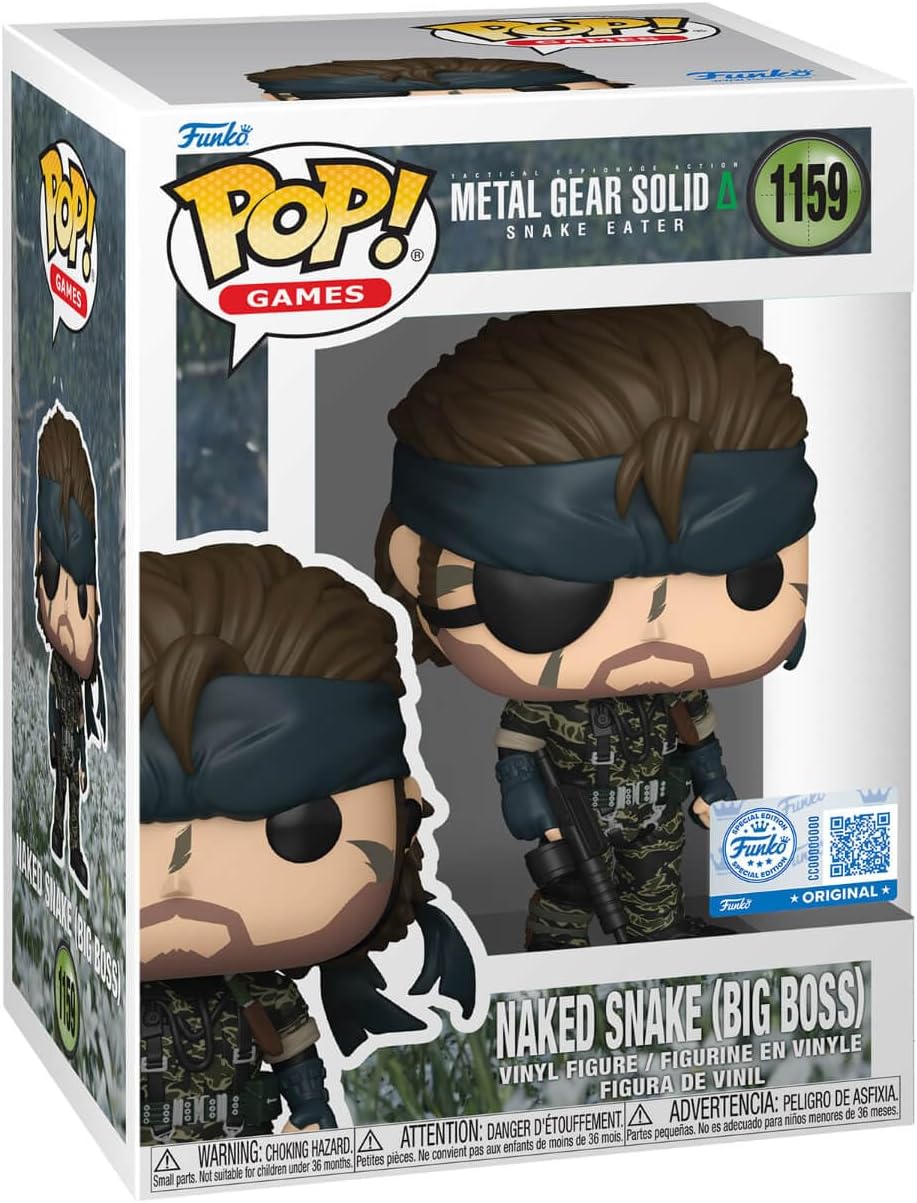 Funko Pop! Metal Gear Solid 3 - Naked Snake #1159 Exclusivo