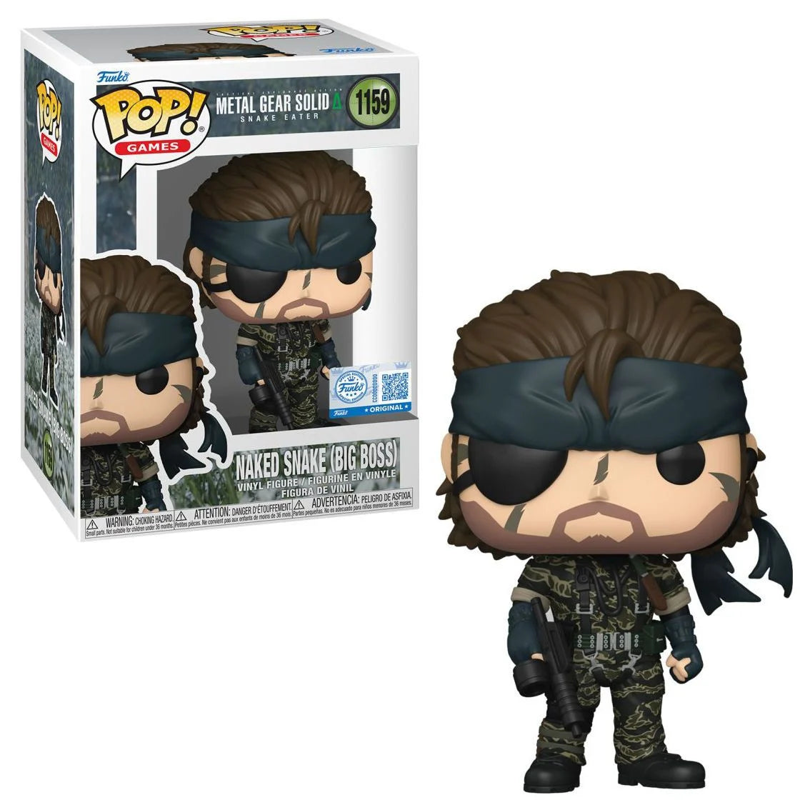 Funko Pop! Metal Gear Solid 3 - Naked Snake #1159 Exclusivo