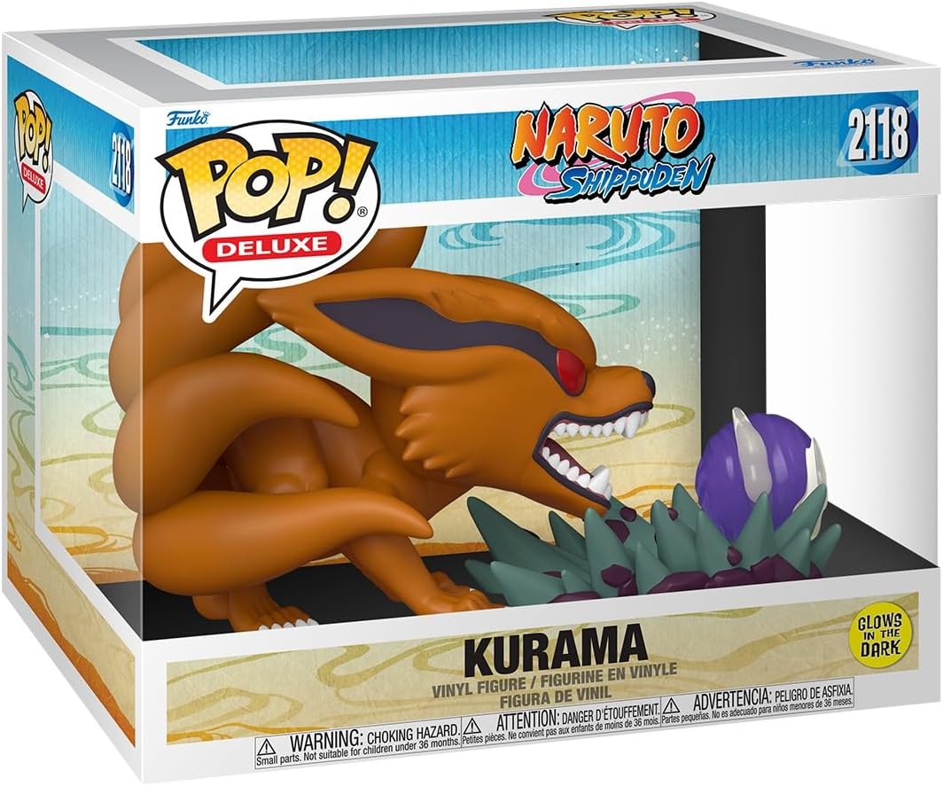 Funko Pop! Deluxe: Naruto - Kurama Bijuu Dama #2118 Glow