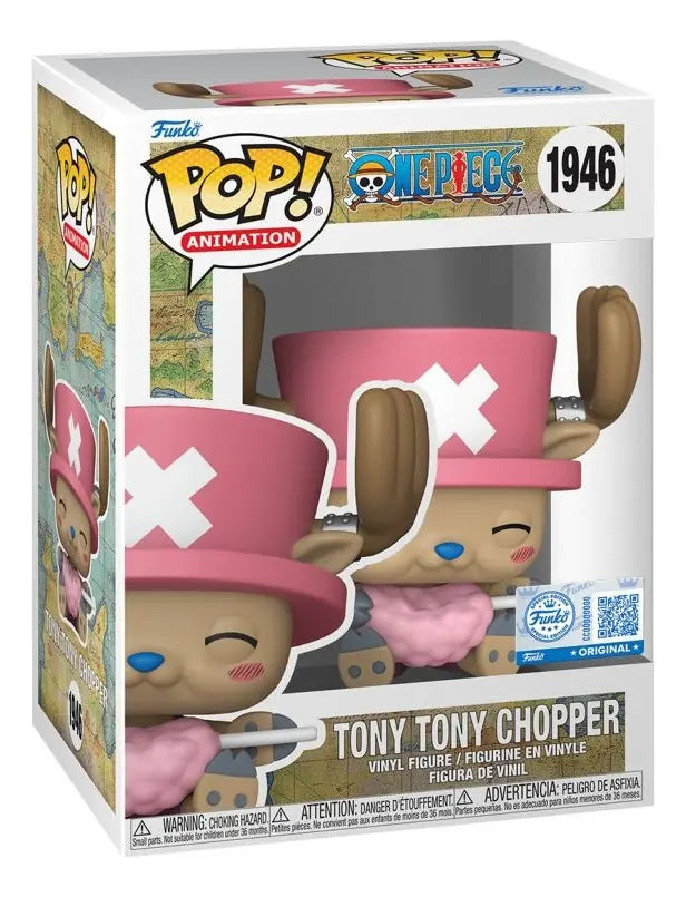 Funko Pop! One Piece - Chopper Con Algodon De Azucar #1946
