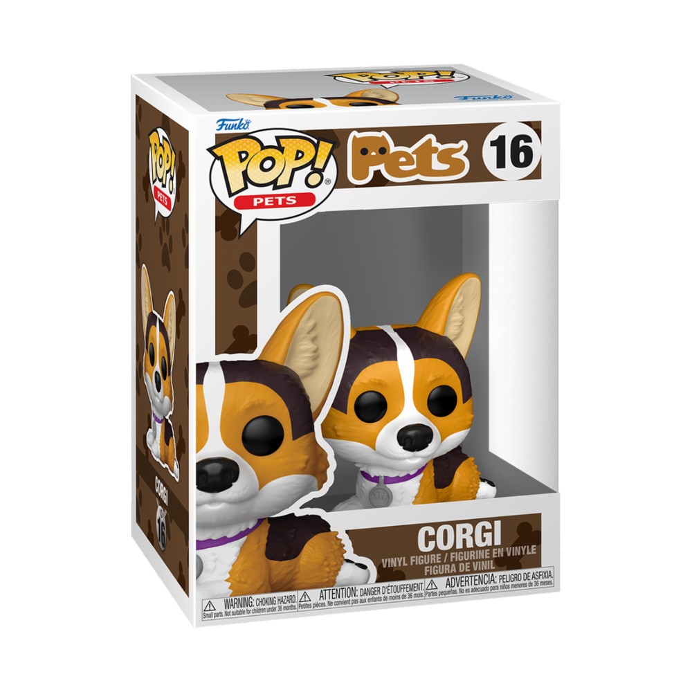 Funko Pop! Pets: Mascotas 3 - Corgi #16