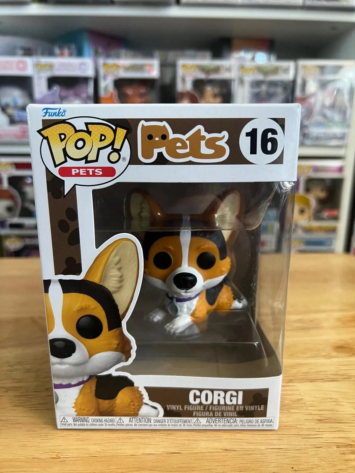 Funko Pop! Pets: Mascotas 3 - Corgi #16