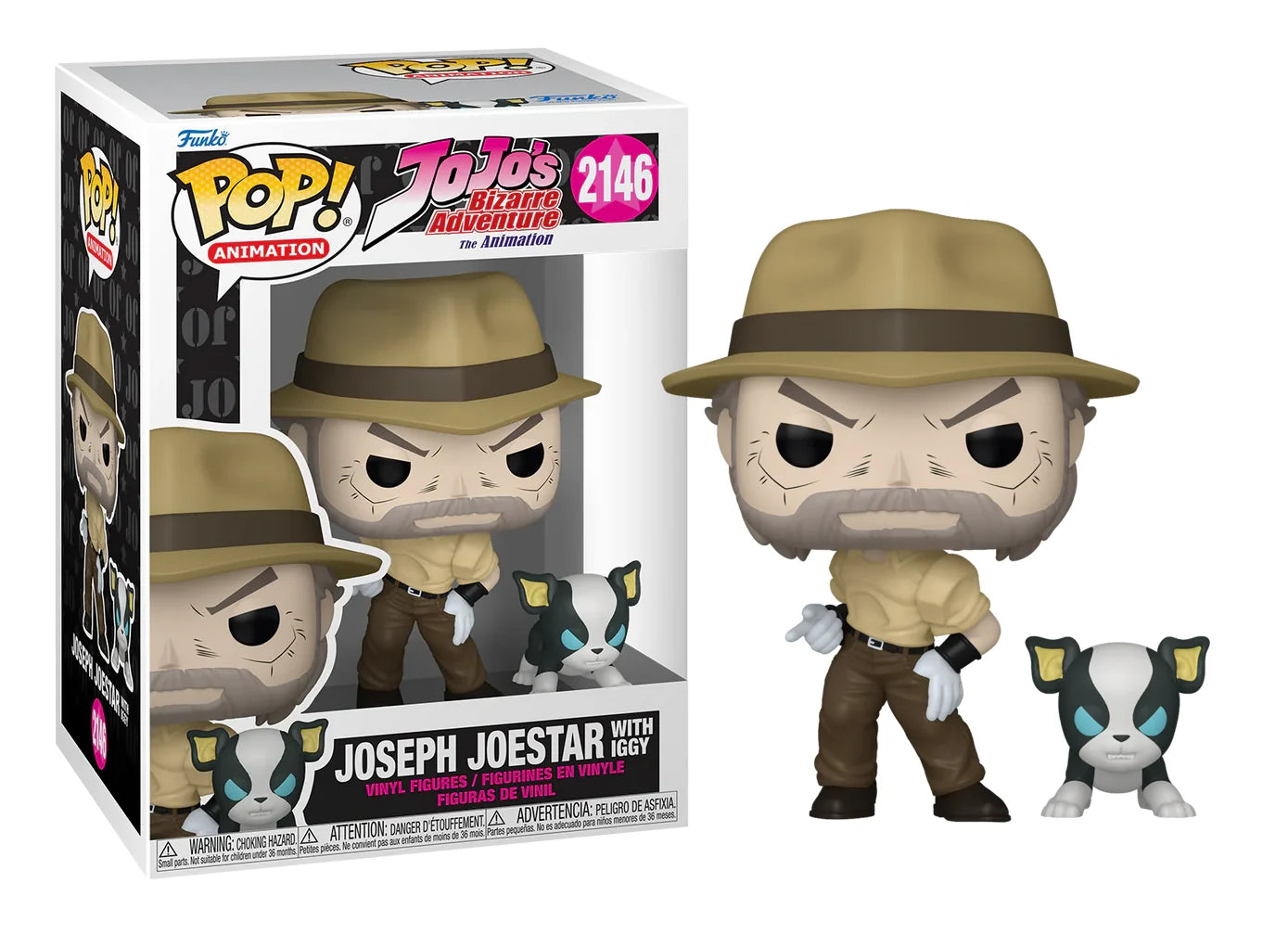 Funko Pop! Jojos Bizarre Adventure - Joseph Y Iggy #2146