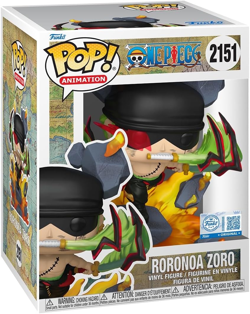 Funko Pop! Premium: One Piece - Zoro King Of Hell #2151 Exclusivo