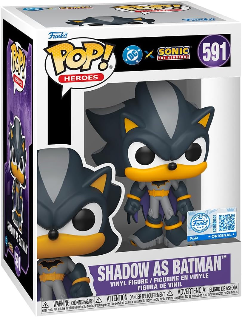 Funko Pop! Sonic X Dc - Shadow As Batman #591 Exclusivo