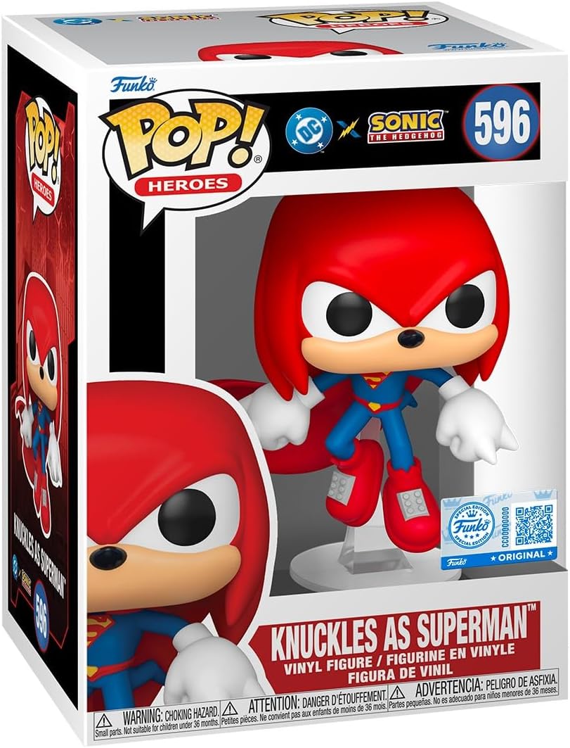 Funko Pop! Sonic X Dc - Knuckles As Superman #596 Exclusivo