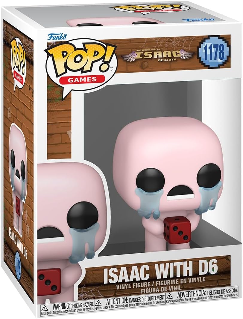 Funko Pop! Games: Binding Of Isaac - Isaac With D6 #1178