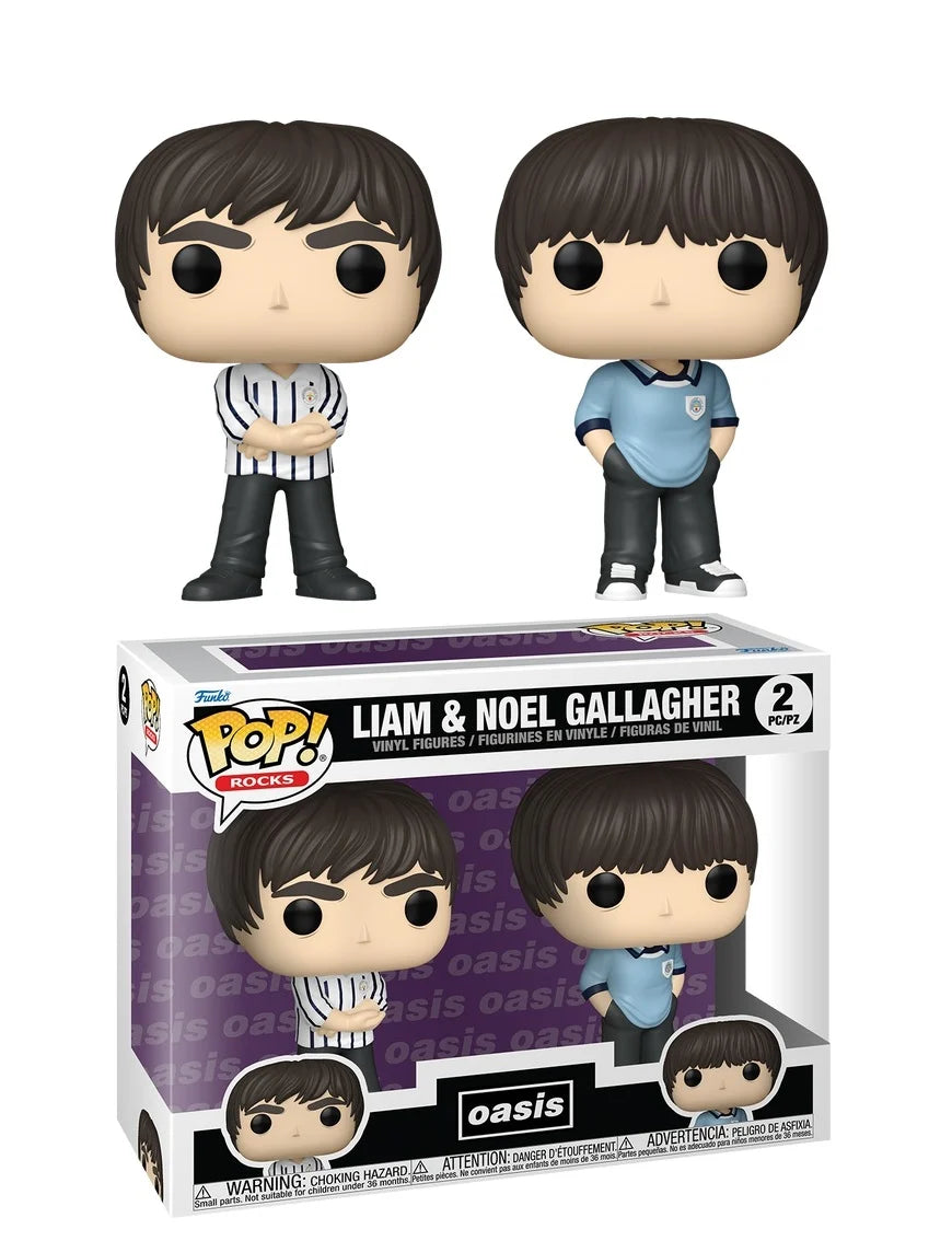 Funko Pop! Oasis 2 Pack - Liam and Noel Gallagher