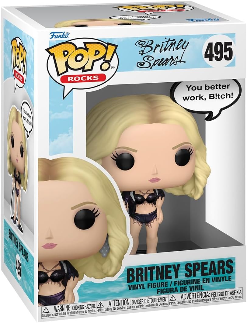 Funko Pop! Sayings: Britney Spears - U Better Work B!tch #495