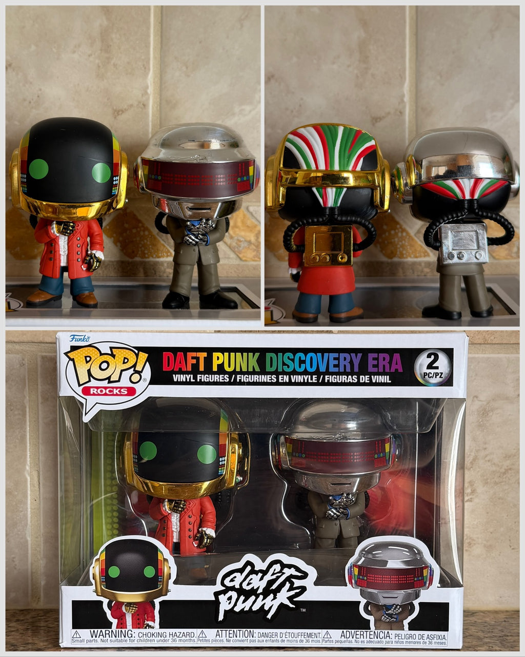 Funko Pop! Rocks: Daft Punk - Daft Punk Discovery 2 Pack