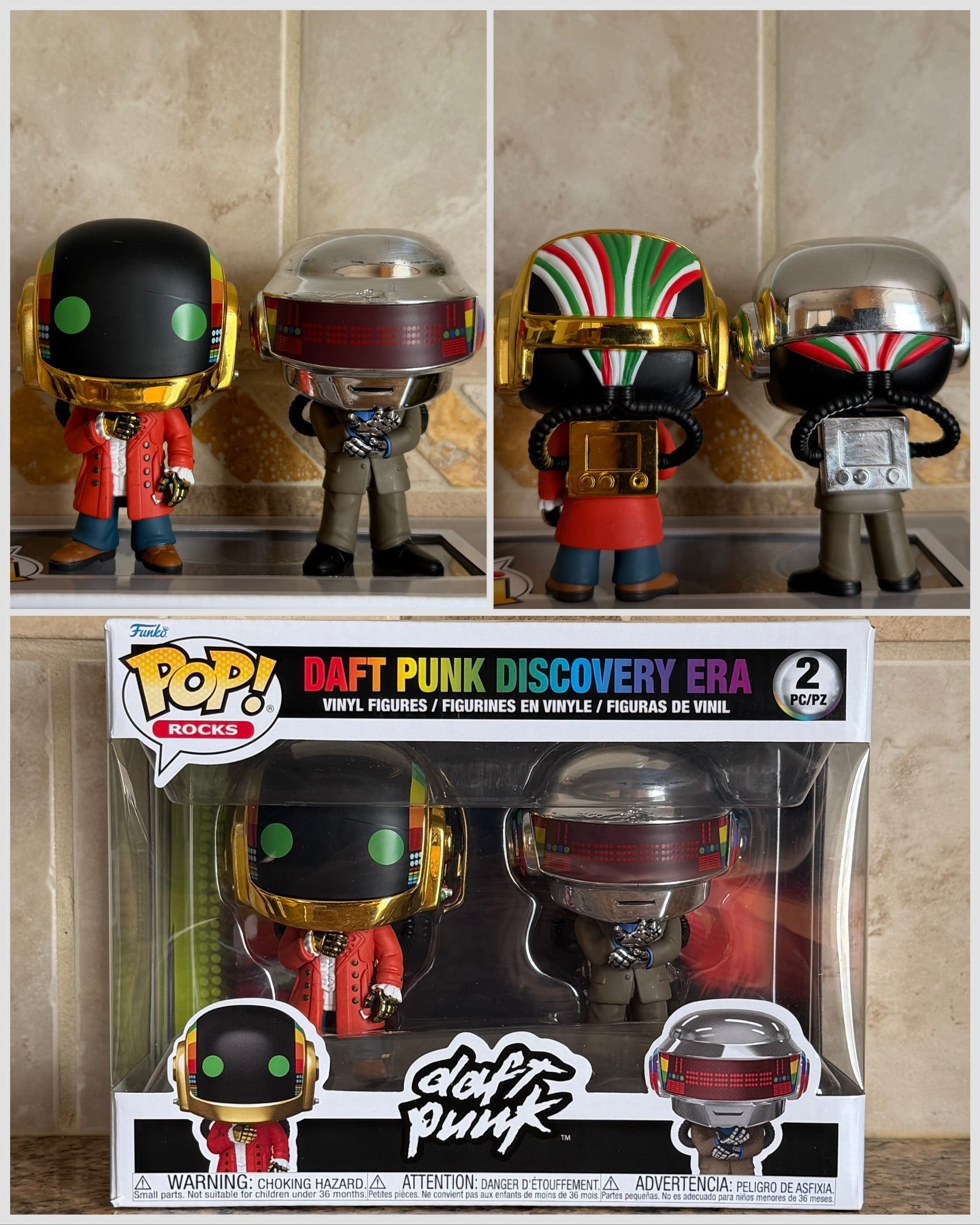 Funko Pop! Rocks: Daft Punk - Daft Punk Discovery 2 Pack