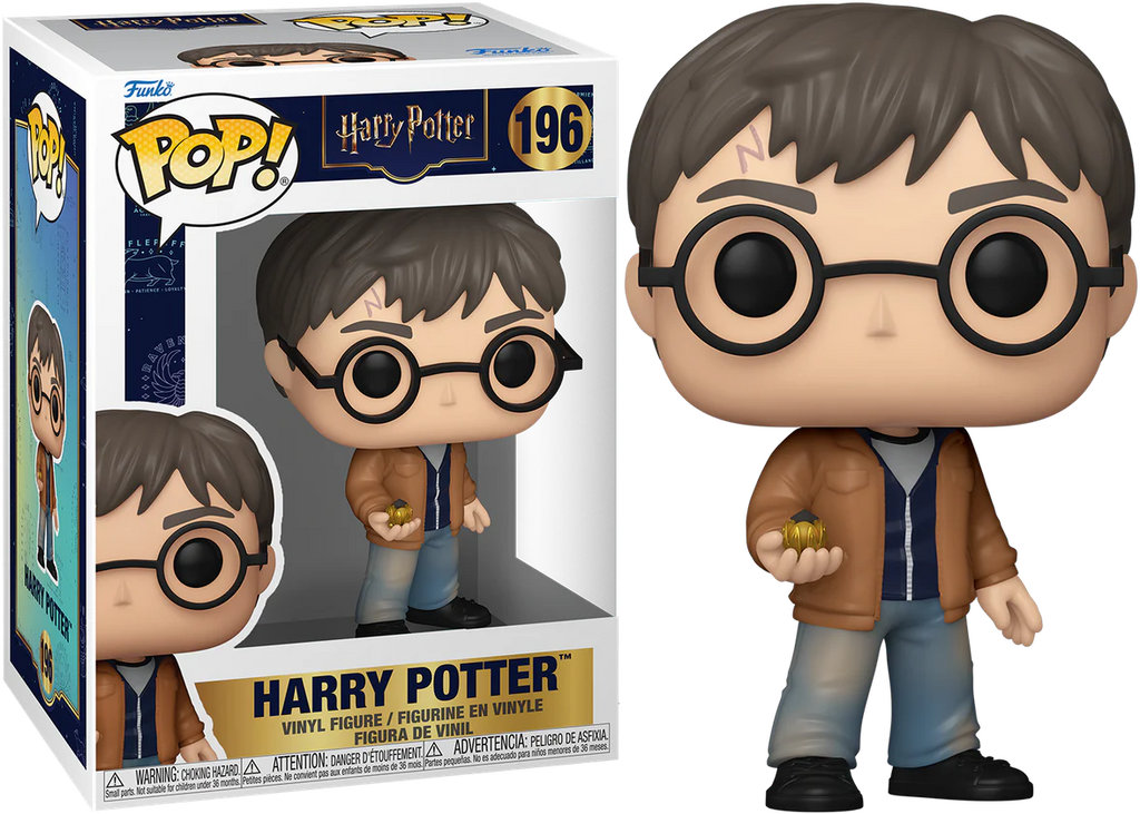 Funko Pop! Harry Potter Deathly Hallows - Harry Potter con Snitch #196