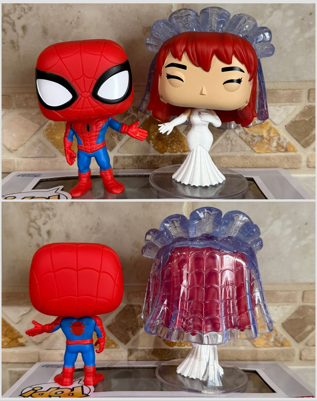 Funko Pop! Superhero Couples - Spiderman and MJ 2 Pack