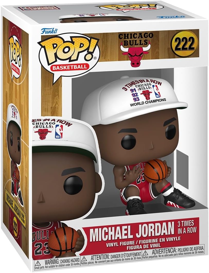 Funko Pop! Nba Bulls - Michael Jordan 3x In A Row #222