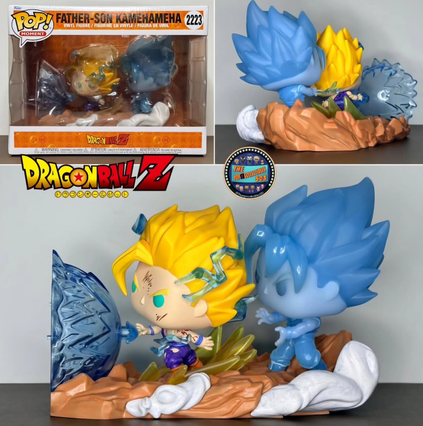 Funko Pop! Moment: Dbz Vs - Gohan #2223 Kameha Padre E Hijo