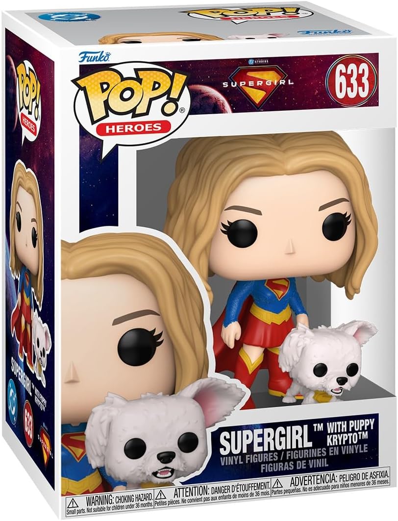 Funko Pop! Dc - Supergirl With Puppy Krypto #633 Exclusivo
